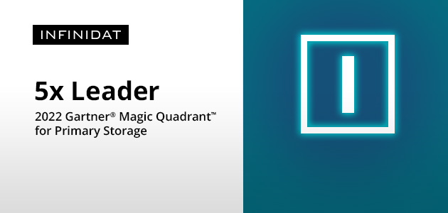 2022 Gartner® Magic Quadrant™ petu godinu za redom proglasio Infinidat liderom u Primary Storage kategoriji